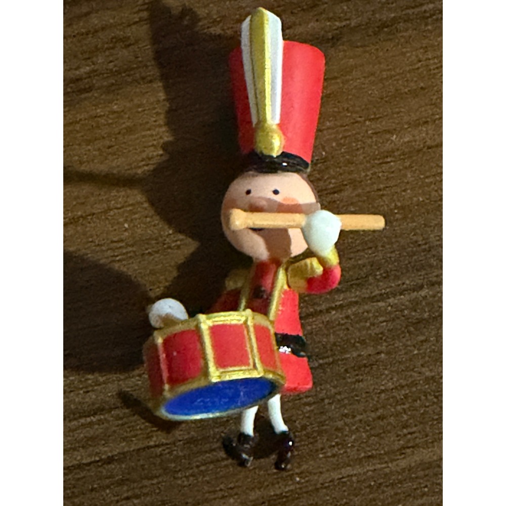 Hallmark Keepsake Snappy Snare Drum Christmas Ornament 2021 Toy Soldier Red Gold